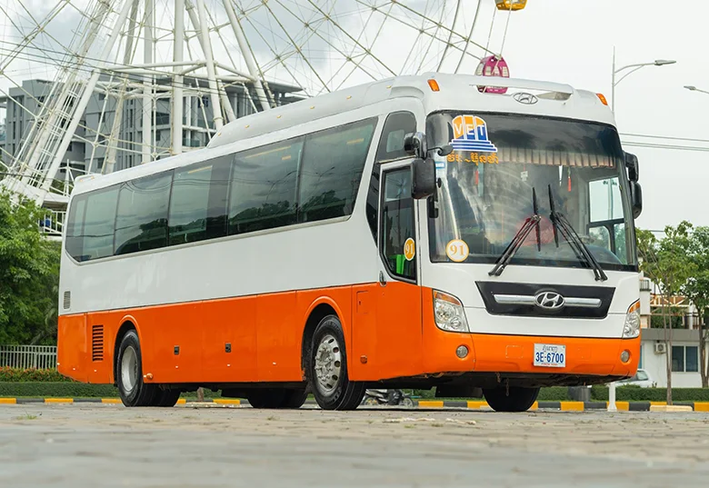 Vireak Buntham seated coach in Cambodia