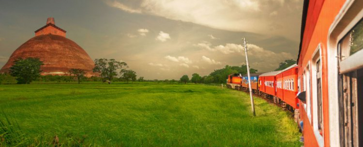 Sri Lanka Railways train shown with the Ella Odyssey service on the official railway site